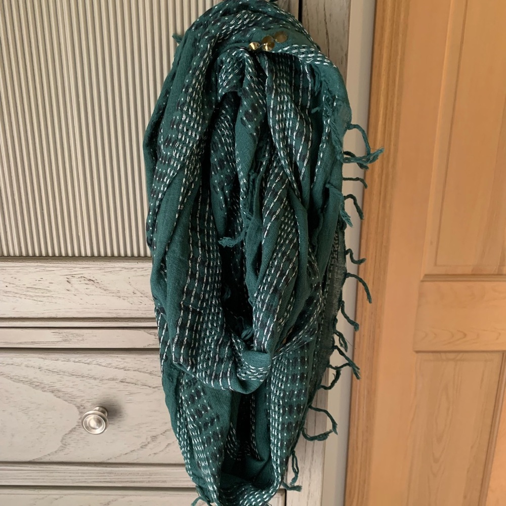 Green Infinity Scarf
